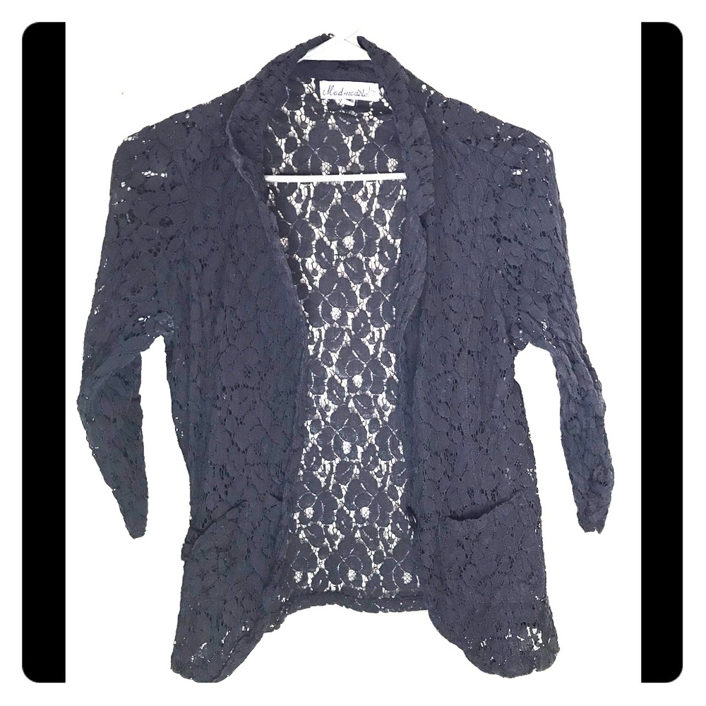 Black Lace see-thru blazer